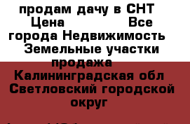 продам дачу в СНТ › Цена ­ 500 000 - Все города Недвижимость » Земельные участки продажа   . Калининградская обл.,Светловский городской округ 